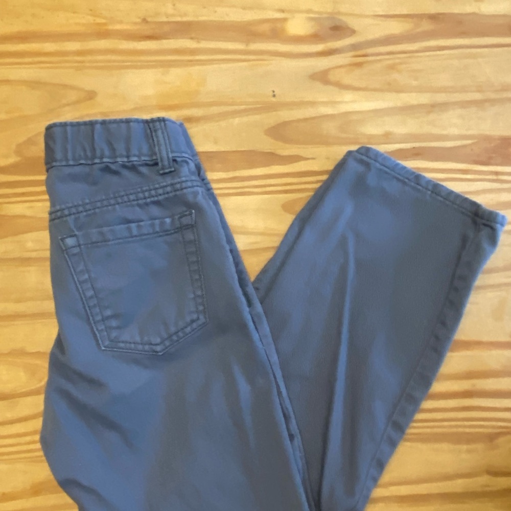 Old Navy Gray Straight-Leg Pants size 8